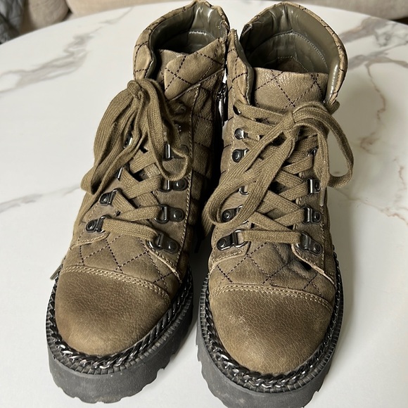 Vine Camuto quilted combat boots - Picture 2 of 5